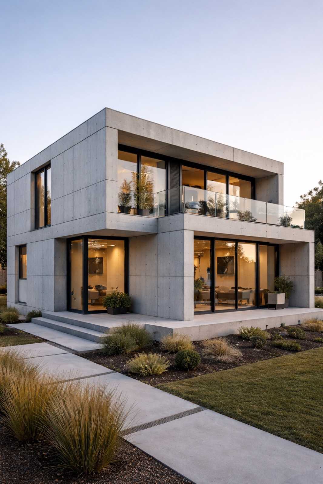 Concrete home build by McCabe
